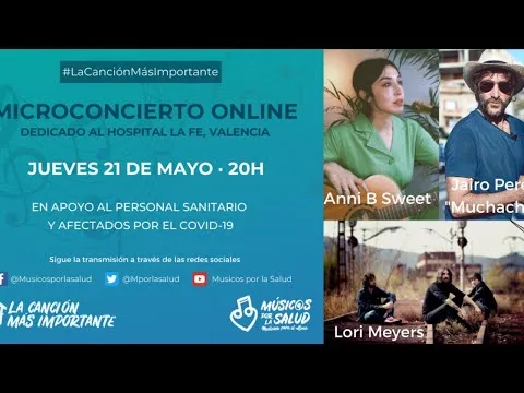 Thumbnail: Microconcierto solidario #LaCanciónMásImportante (con Lori Meyers y Jairo Perera)